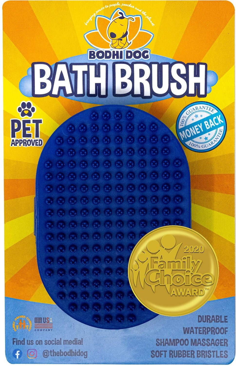 Bodhi Dog Grooming Dog & Cat Shampoo Brush