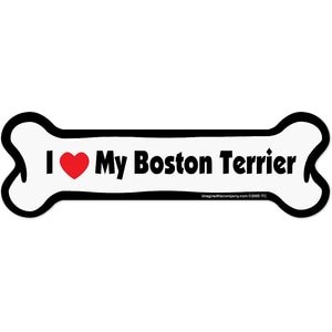 Imagine This Company Bone Magnet, Boston Terrier
