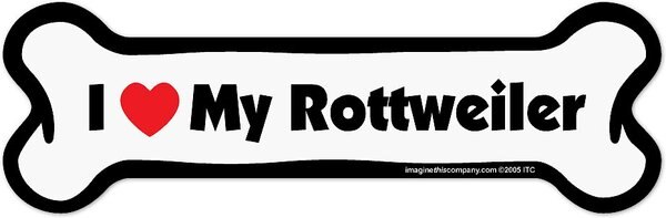 Imagine This Company Bone Magnet, Rottweiler slide 1 of 5