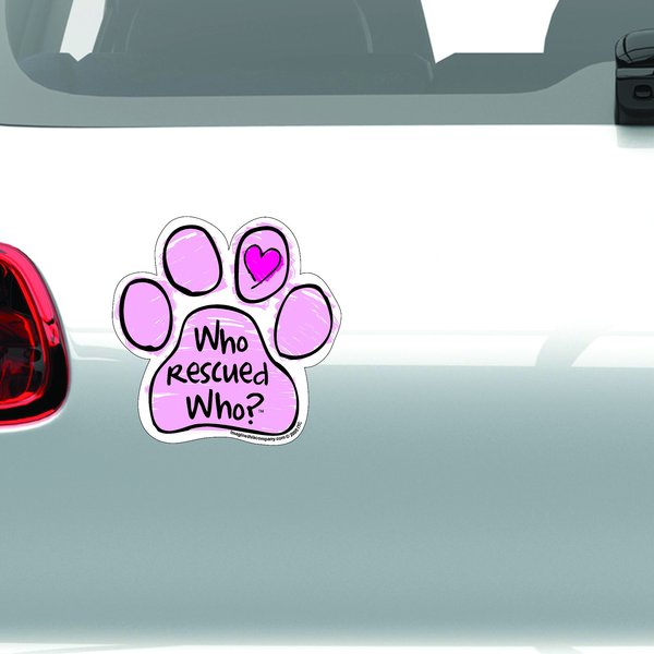 Imagine This Company Mini-Paws Car Magnet, 6 count