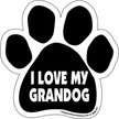 Imagine This Company "I Love My Grandog" Magnet