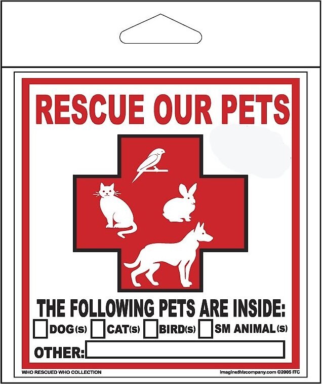 IMAGINE THIS COMPANY "Rescue Our Pets" Decal, 2 count - Chewy.com