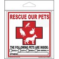Imagine This Company "Rescue Our Pets" Decal, 2 count