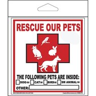 Imagine This Company "Rescue Our Pets" Decal, 2 count