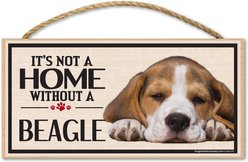 Imagine This Company "It's Not a Home Without" Wood Breed Sign, Beagle