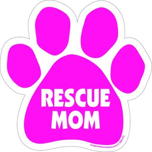 Imagine This Company "Rescue Mom" Magnet, Paw Shape