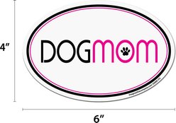 Imagine This Company "Dog Mom" Magnet, Oval Shape slide 2 of 4