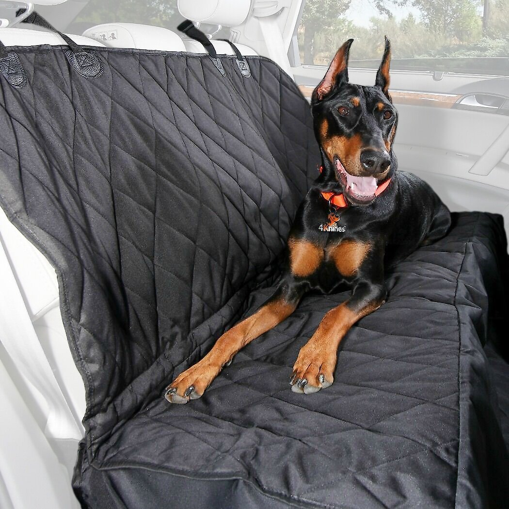 Waterproof 4Knines Dog Seat Cover with Hammock for Cars Heavy Duty Trucks and SUVs Non Slip USA Based 