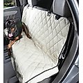 4Knines Rear Bench Seat Cover with Hammock, Tan, Regular