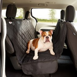 4Knines Rear Bench Seat Cover with Hammock, Black, X-Large