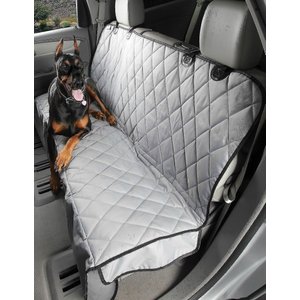 4Knines Rear Bench Seat Cover with Hammock, Gray, X-Large