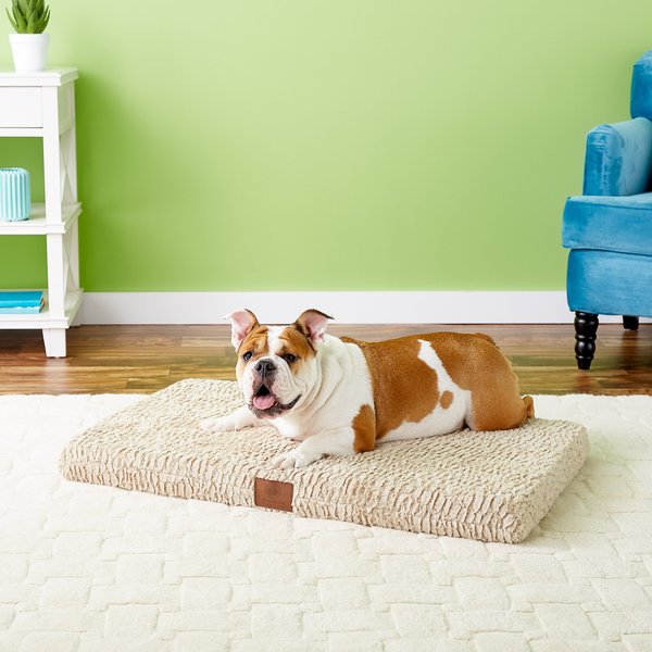 AMERICAN KENNEL CLUB AKC Orthopedic Dog Crate Mat, Tan, 36in
