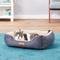 Show in main carousel: American Kennel Club AKC Circle Stitch Orthopedic Bolster Cat & Dog Bed, Gray slide 4 of 8