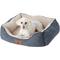 Show in main carousel: American Kennel Club AKC Circle Stitch Orthopedic Bolster Cat & Dog Bed, Gray slide 5 of 8