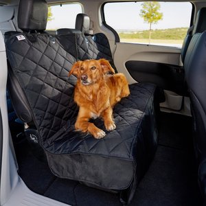 4Knines Split Rear Seat Cover with Hammock, Black, X-Large