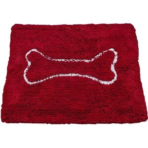 Soggy Doggy Microfiber Doormat, Large, Cranberry