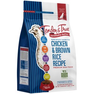 Tender & True Chicken & Brown Rice Recipe Dry Dog Food, 4-lb bag