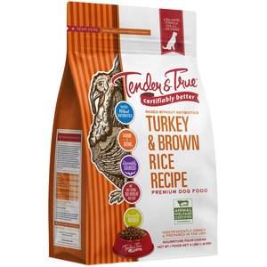 Tender & True Turkey & Brown Rice Recipe Dry Dog Food, 4-lb bag