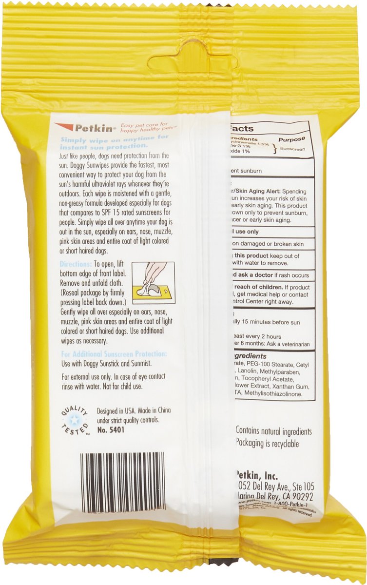 Dog sunscreen hot sale wipes