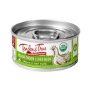 Tender & True Organic Chicken & Liver Recipe Grain- Free Canned Cat Food, 5.5-oz, case of 24