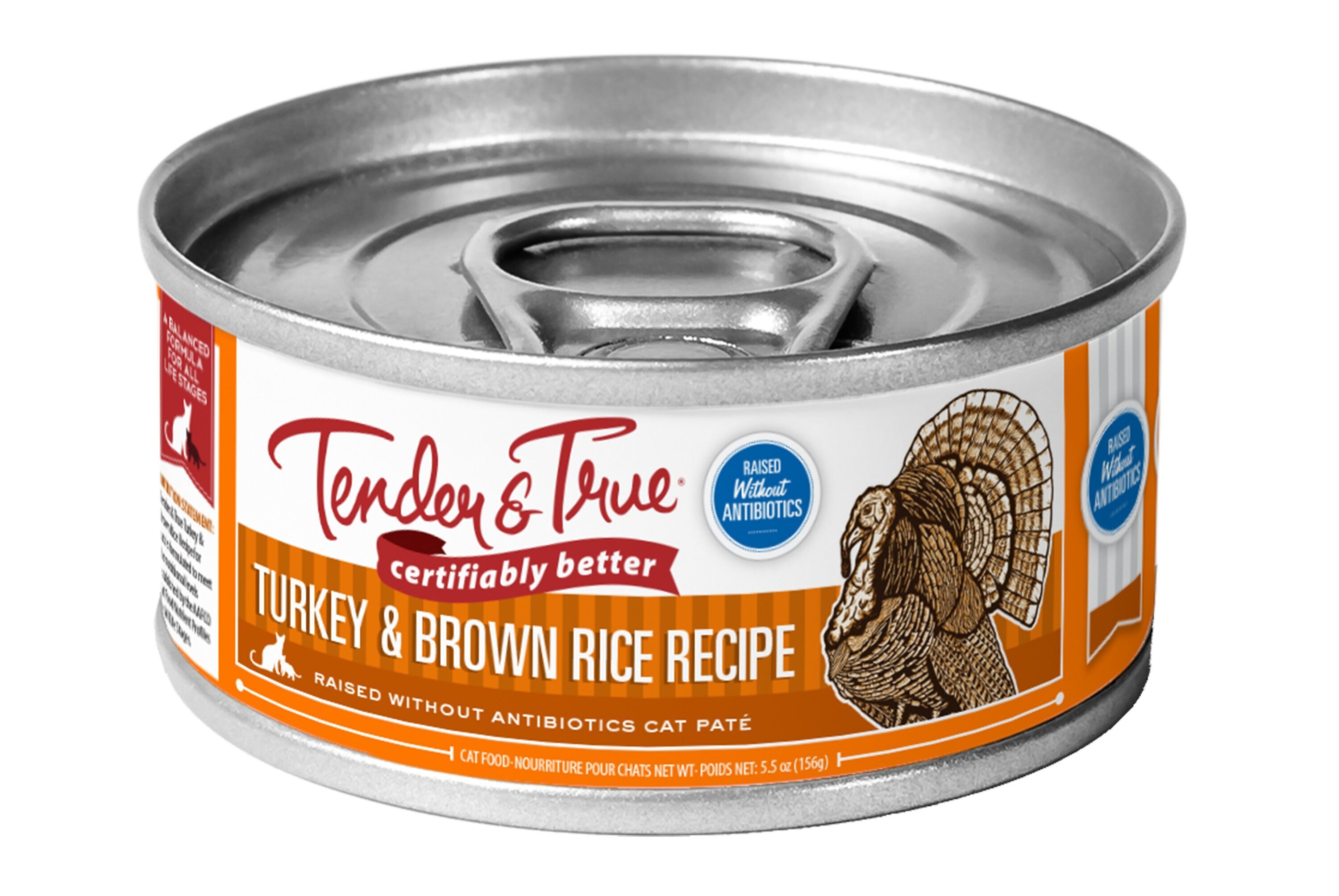 TENDER &amp; TRUE Turkey &amp; Brown Rice Recipe Canned Cat Food reviews 