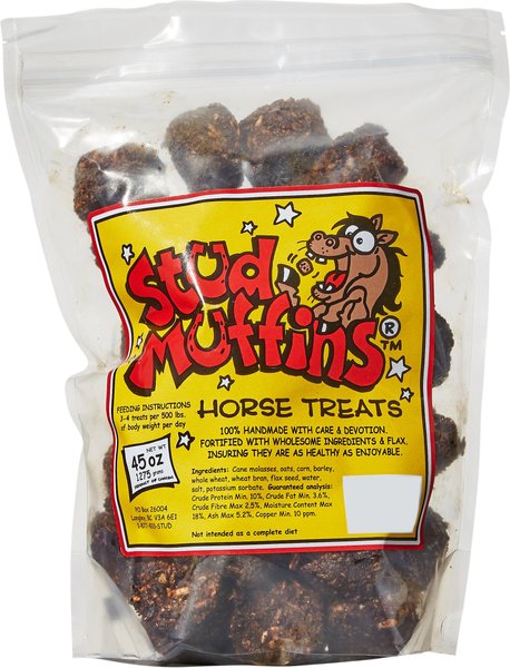 Stud Muffins Molasses Horse Treats, 45-oz bag slide 1 of 6