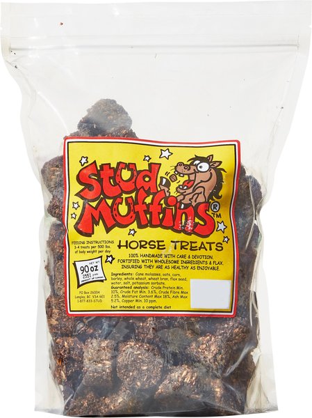 STUD MUFFINS Molasses Horse Treats, 90-oz bag - Chewy.com