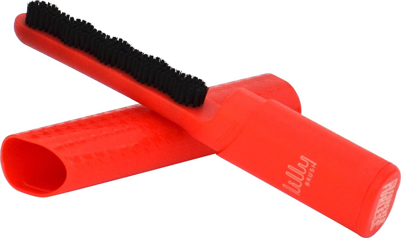 LILLY BRUSH Be Forever Furless Dog & Cat Hair Remover Mini, Red 