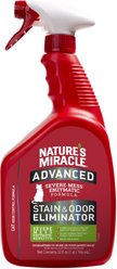 Nature's Miracle Advanced Cat Enzymatic Stain Remover & Odor Eliminator Spray, 32-oz bottle