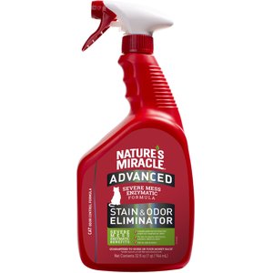 Nature's Miracle Advanced Cat Enzymatic Stain Remover & Odor Eliminator Spray, 32-oz bottle
