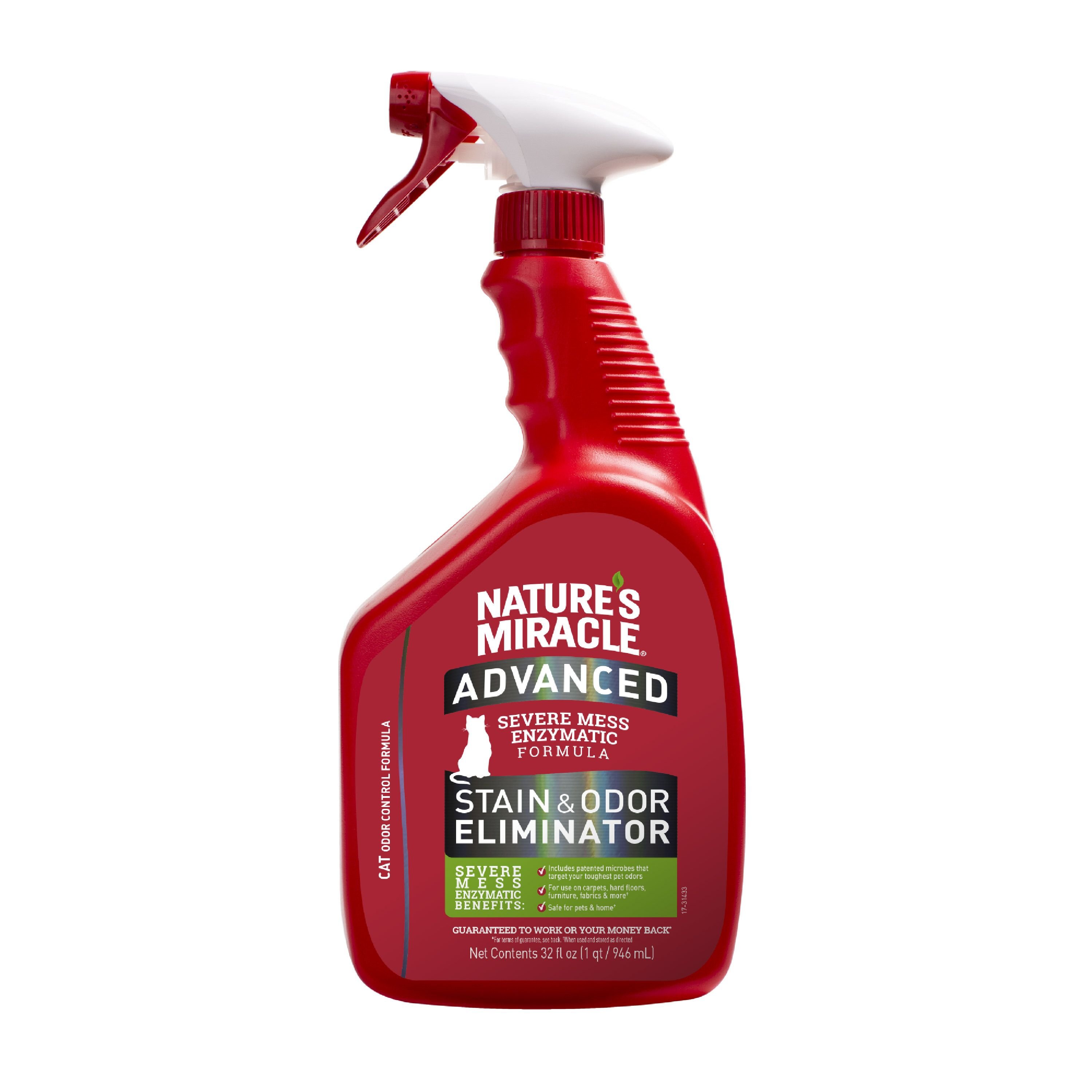 NATURE'S MIRACLE Advanced Cat Enzymatic Stain Remover & Odor Eliminator