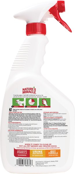 Nature's Miracle Ador Control Formula Cat Stain & Odor Remover Spray