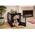 New Age Pet ecoFLEX Single Door Furniture Style Dog Crate & End Table, Espresso, 42 inch
