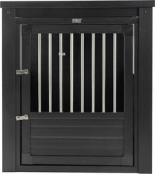 New Age Pet ecoFLEX Single Door Furniture Style Dog Crate & End Table, Espresso, 42 inch slide 2 of 7