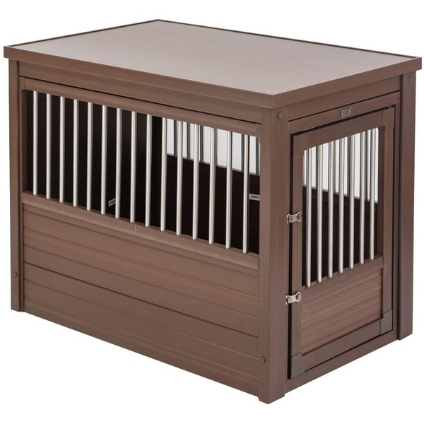 NEW AGE PET ecoFLEX Single Door Furniture Style Dog Crate & End Table