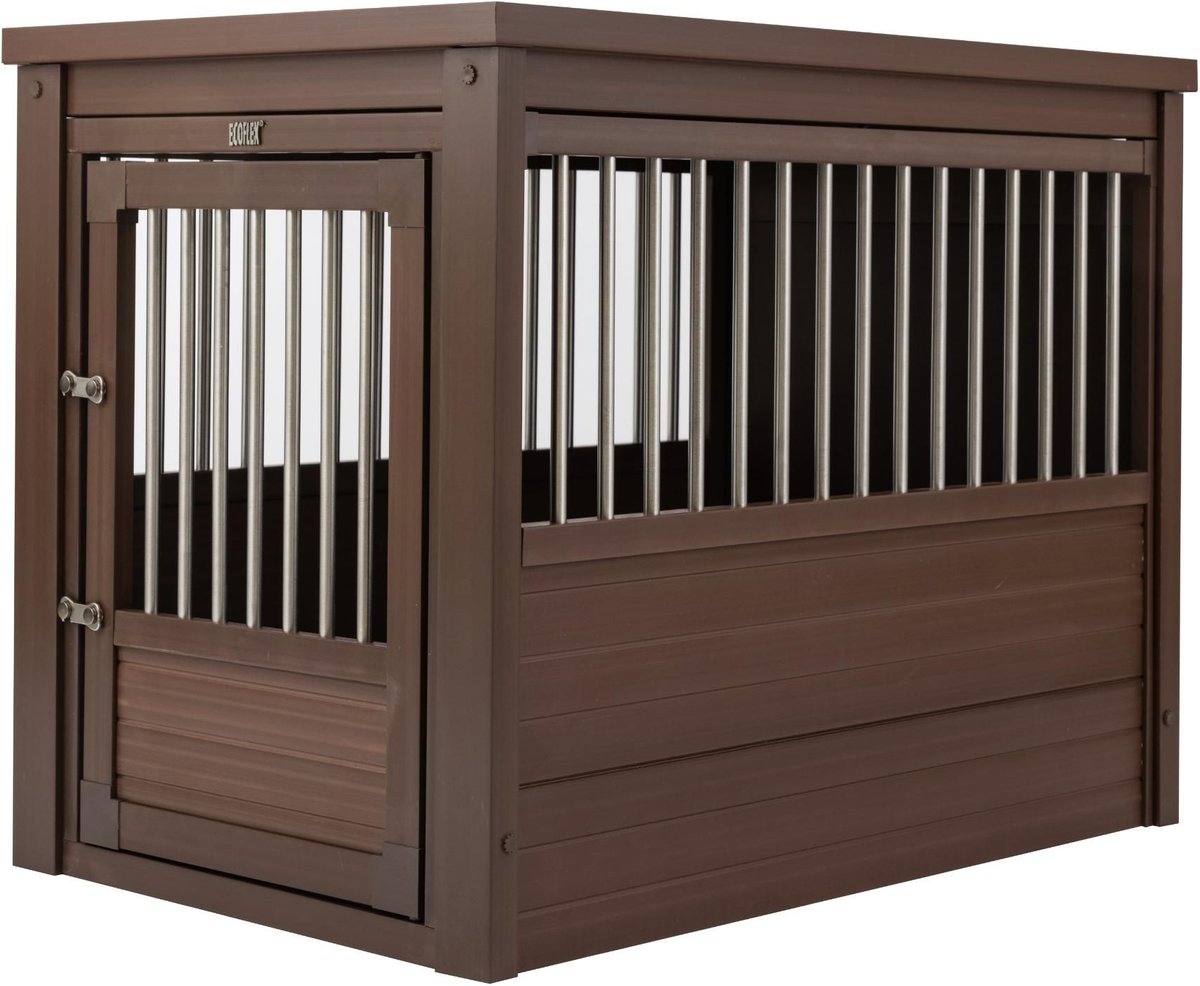 NEW AGE PET ecoFLEX Single Door Furniture Style Dog Crate & End Table