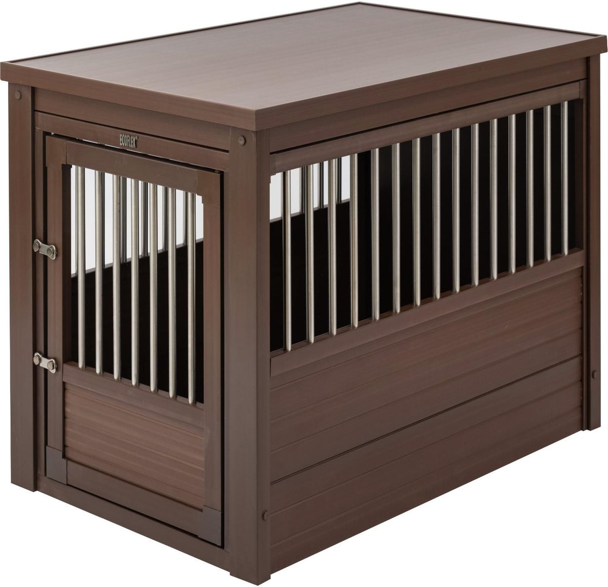 NEW AGE PET ecoFLEX Single Door Furniture Style Dog Crate & End Table