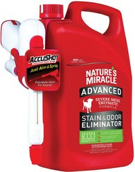 Nature's Miracle Advanced Dog Enzymatic Stain Remover & Odor Eliminator Refill, 1.3-gal bottle