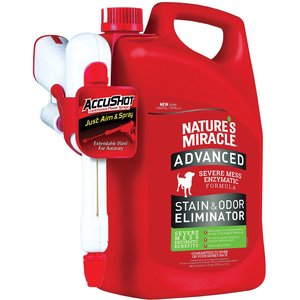 Nature's Miracle Advanced Dog Enzymatic Stain Remover & Odor Eliminator Refill, 1.3-gal bottle
