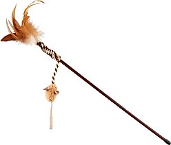 Pet Zone Bounce & Pounce Wand Cat Toy with Catnip