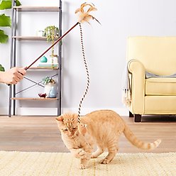 Pet Zone Bounce & Pounce Wand Cat Toy with Catnip slide 2 of 6