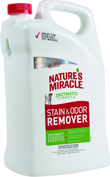 Nature's MiracleDog Enzymatic Stain Remover & Odor Eliminator Refill, 1.3-gal bottle slide 1 of 3