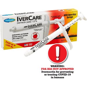 Farnam Ivercare Ivermectin Horse Dewormer Paste, Apple Flavor, .26-oz syringe, 1 count