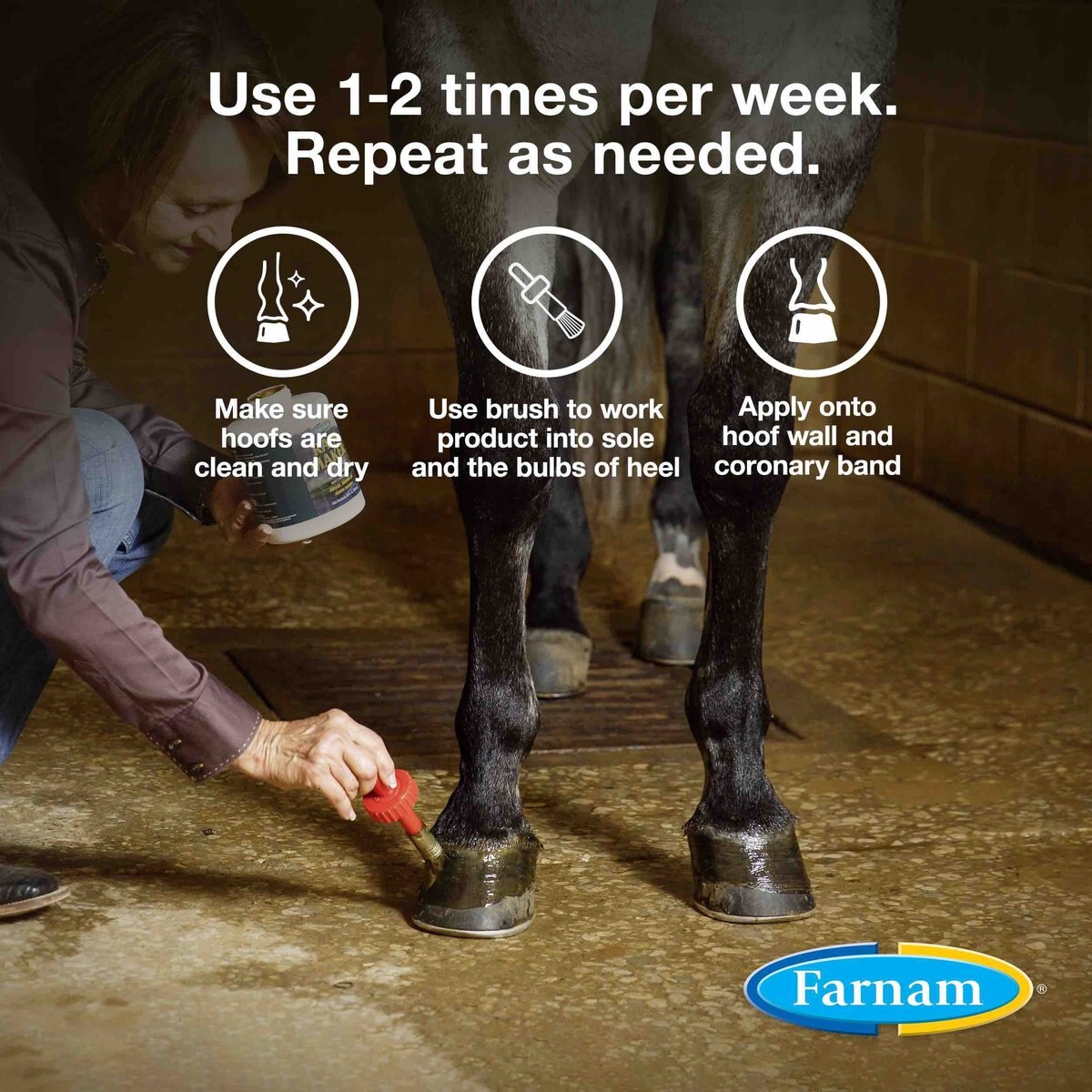 FARNAM Rain Maker Horse Hoof Moisturizer, 32oz