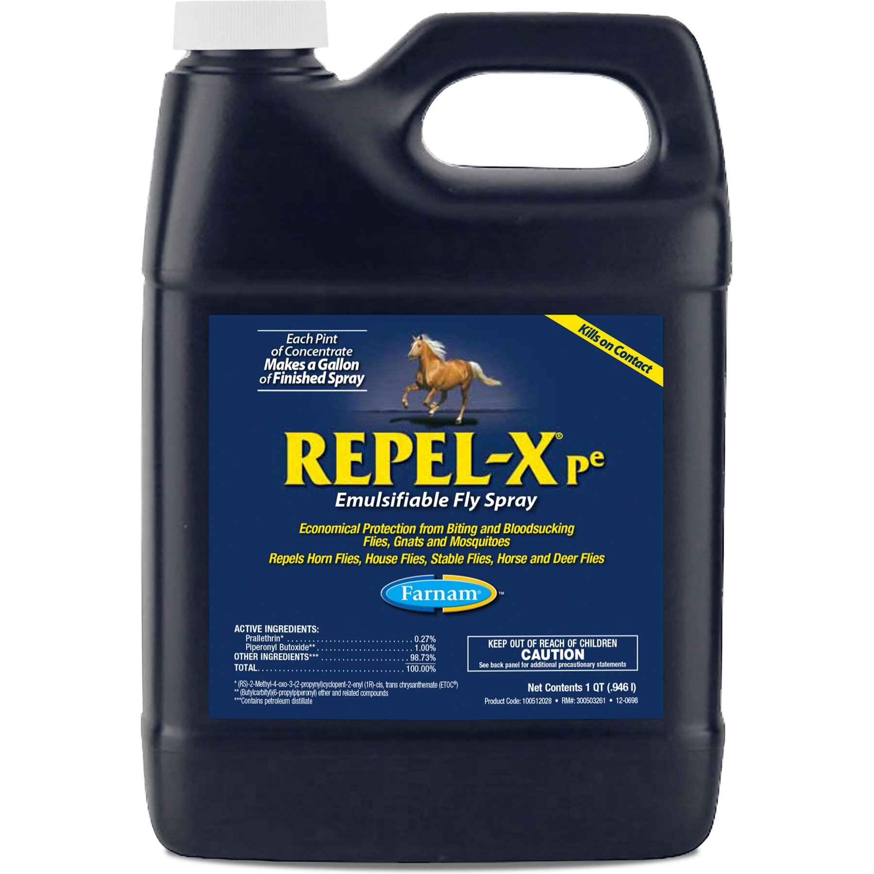 BUCEPHALANDRA for ヒューメリック FARNAM Repel-X PE Concentrated Fly Spray for Horses, 16-fl