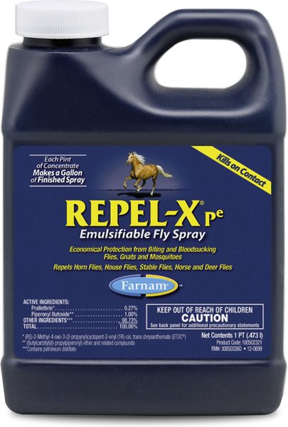 Farnam Repel-X PE Concentrated Fly Spray for Horses, 16-oz bottle slide 1 of 11