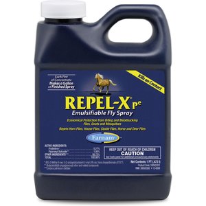 Farnam Repel-X PE Concentrated Fly Spray for Horses, 16-oz bottle