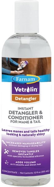 Farnam Vetrolin Concentrate Horse Detangler & Conditioner, 12-oz bottle slide 1 of 2