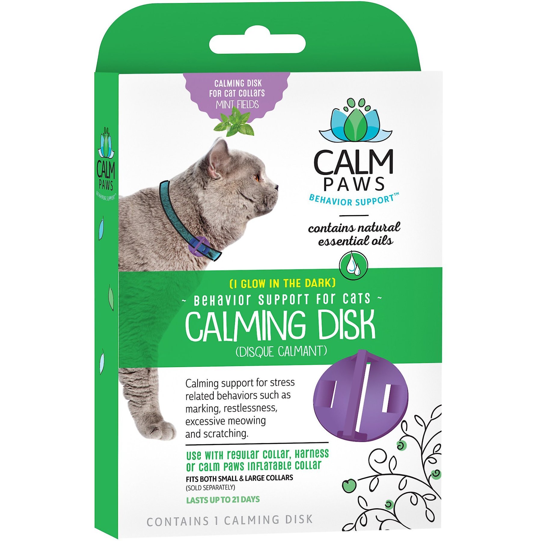 Nature calm best sale cat collar