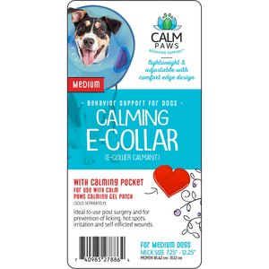 Calm Paws Calming Dog E-Collar, Medium